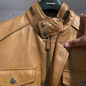COACH Men’s Leather Jacket (Sheep)